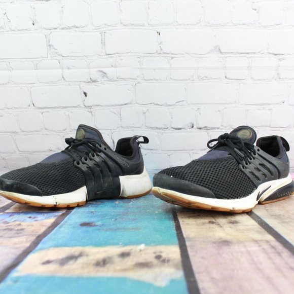 Nike Air Presto Black White Mesh Gum Running Sneakers Size 8 M - Picture 2 of 9